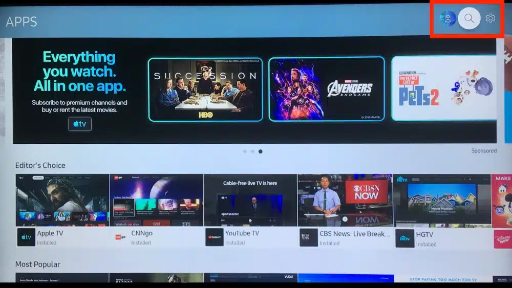 iptv on smart tv step 2